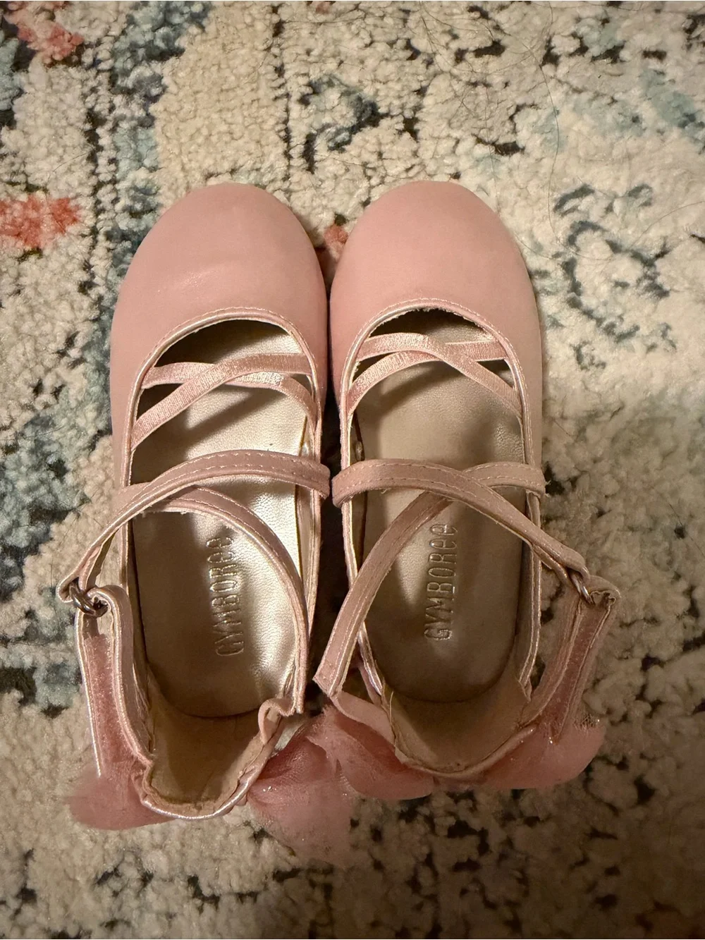 Gymboree Girls' Pink Mary Jane Ballet Flats like new worn twice size 7
